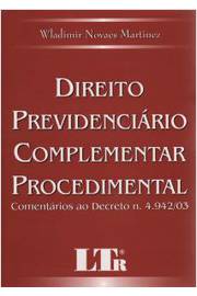 Direito Previdenciário Complementar Procedimental