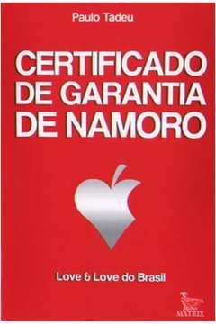 Certificado De Garantia De Namoro