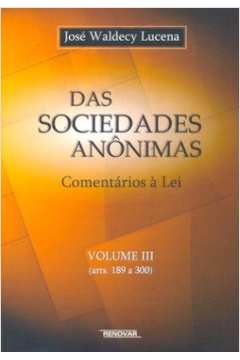 Das Sociedades Anônimas - Vol.3