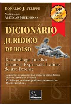 Dicionário Juridico de Bolso