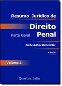 Resumo Jurídico de Direito Penal. Parte Geral - Volume 3