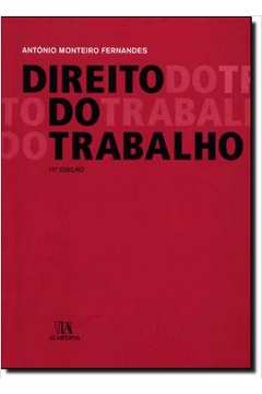 DIREITO DO TRABALHO - 9789724042060